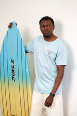 camiseta basq - azul claro