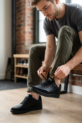 Kirra Black – Sustainable Sneakers 100% Recycled & Vegan | basq