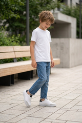 Baskets enfants basq Basic – 100% recyclées | Tailles 27–35