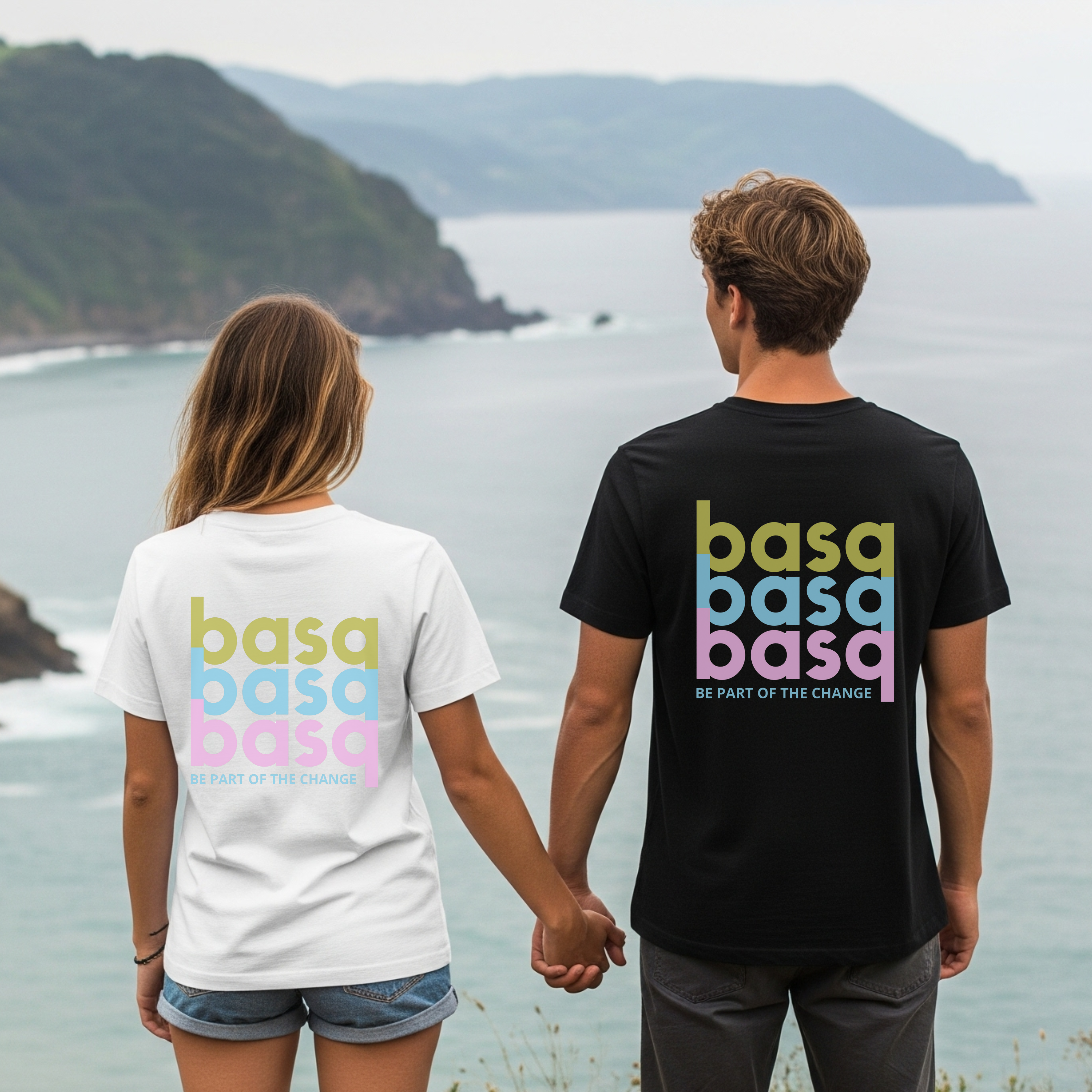 basq T-Shirt - 3 basq Schwarz