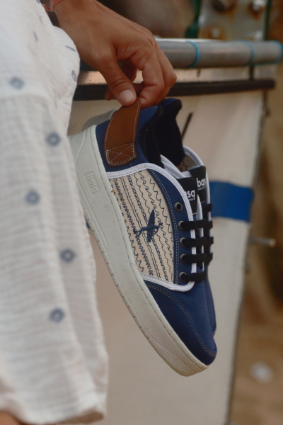 Mundaka Navy - Sustainable Sneakers 100% Recycled