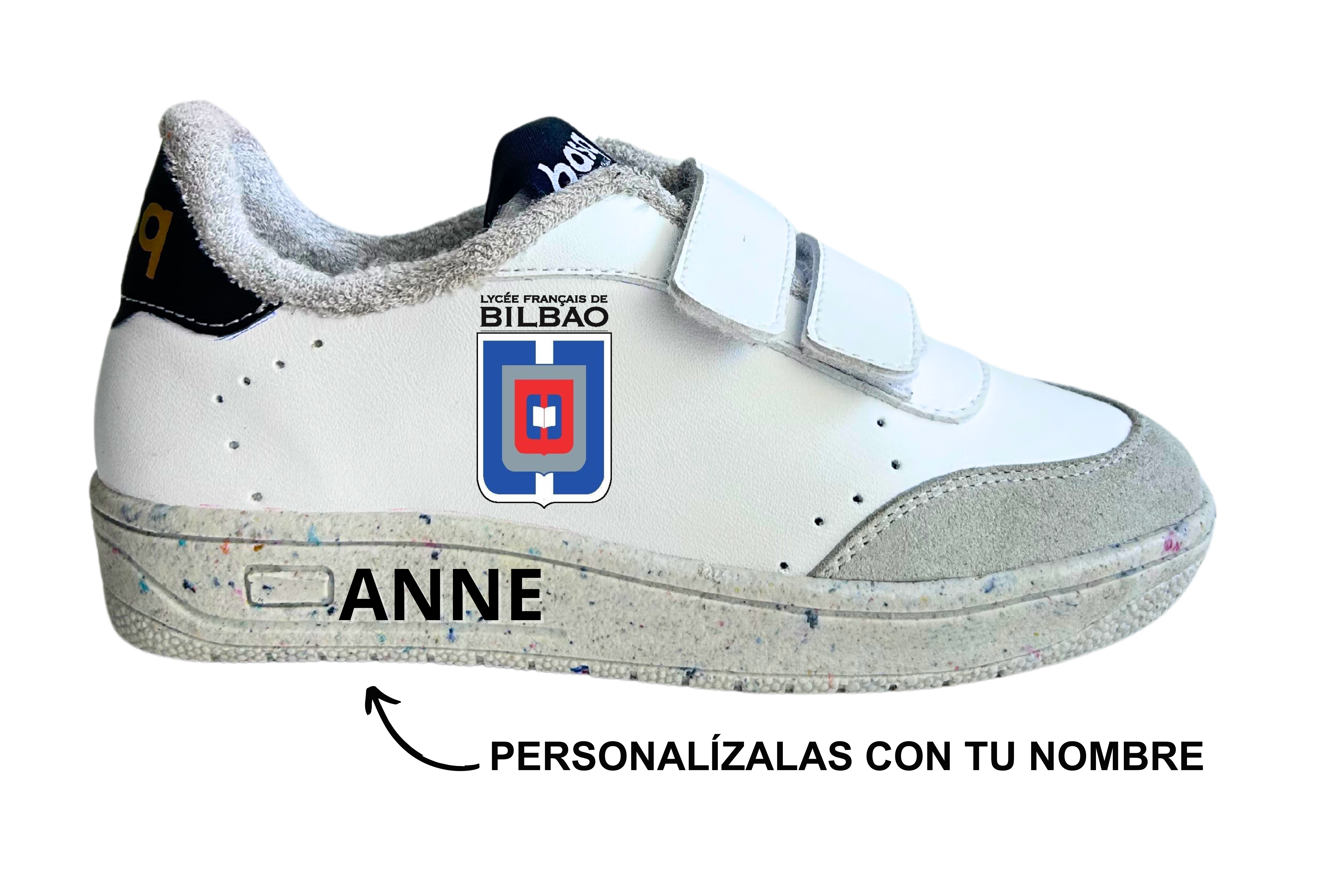 Taille 27-33 Velcro Liceo Blanche