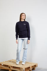 basq sweatshirt - Basiq Navy