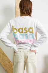 sweatshirt basq - Triple basq Blanc