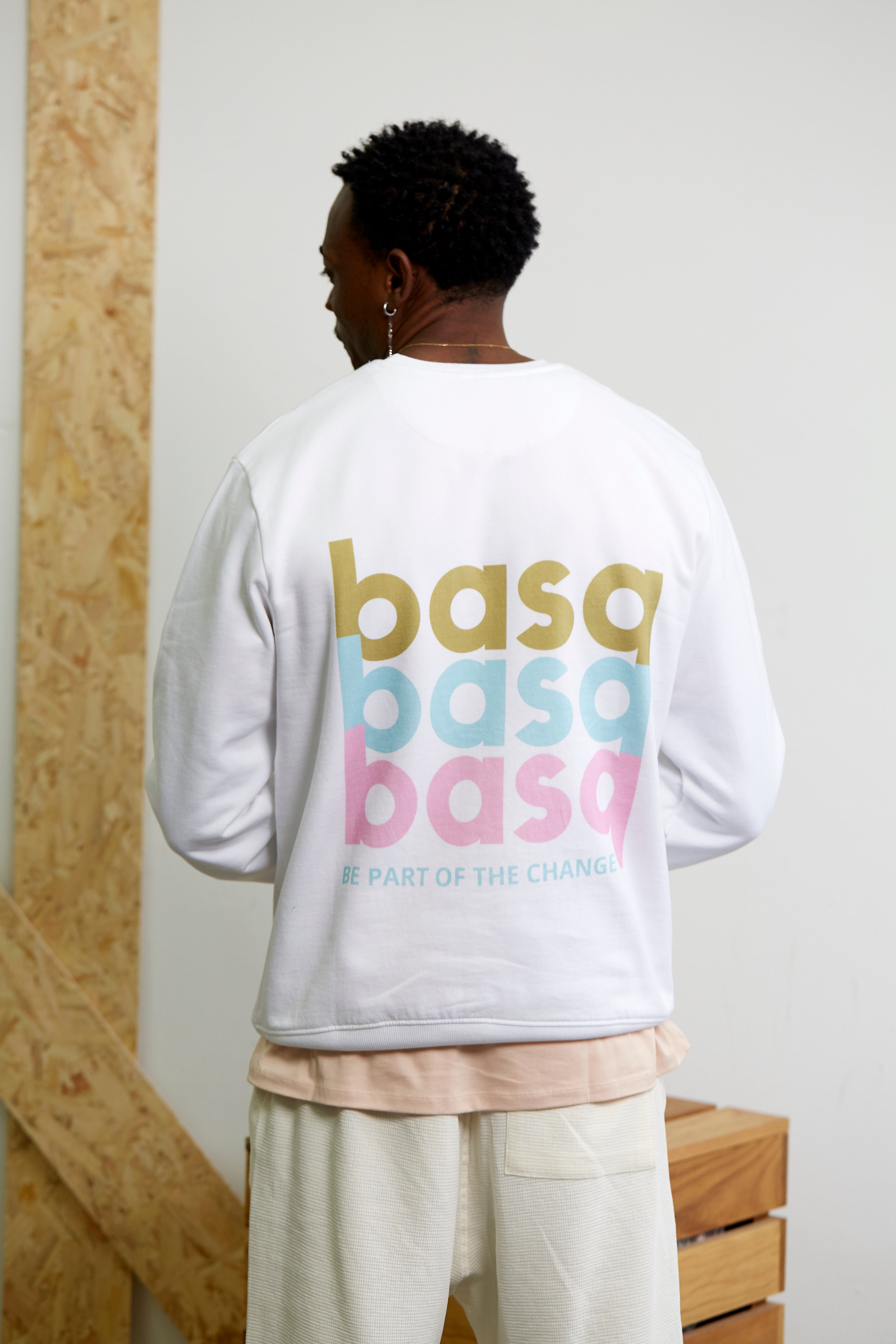 sweatshirt basq - Triple basq Blanc