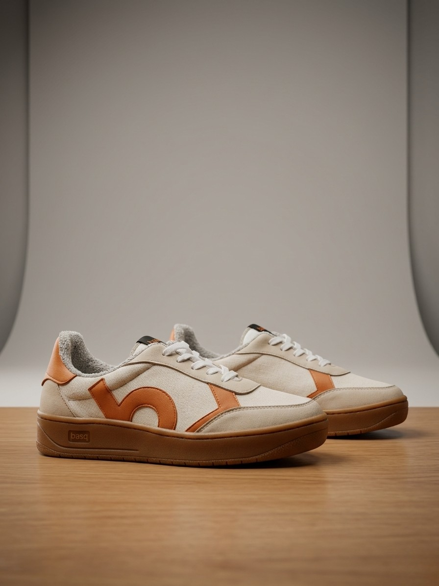 Eisbach Orange – Sustainable Recycled Sneakers | basq